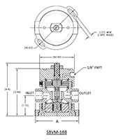 Suckback Valve SBVM-188 Drawing