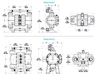 Furon PV Series Pump Drawing